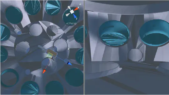 Vehicle Wheel Robot Navigation Simulation in Unity