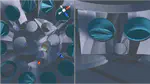 Vehicle Wheel Robot Navigation Simulation in Unity